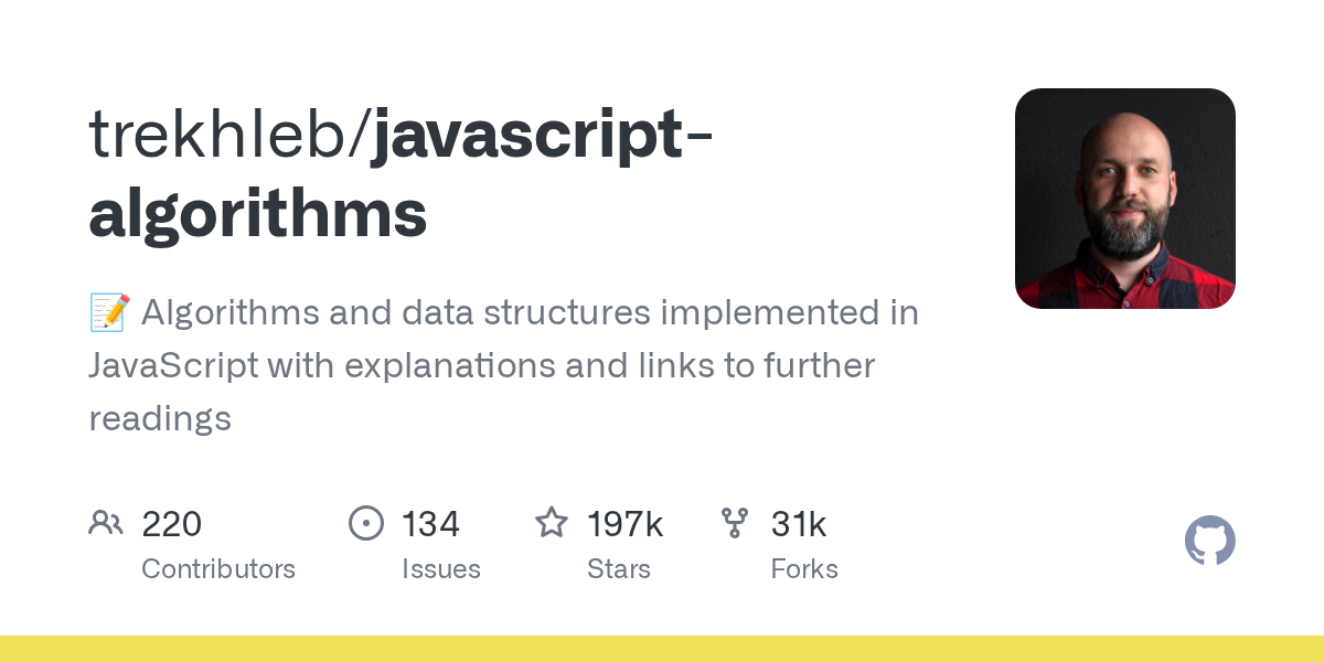 javascript-algorithms - 开源项目介绍与部署教程