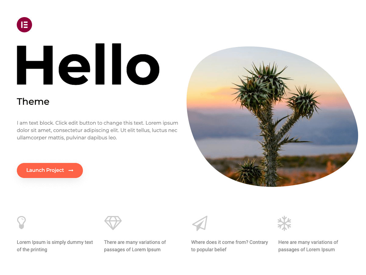 Hello Elementor - WordPress 主题介绍与使用教程
