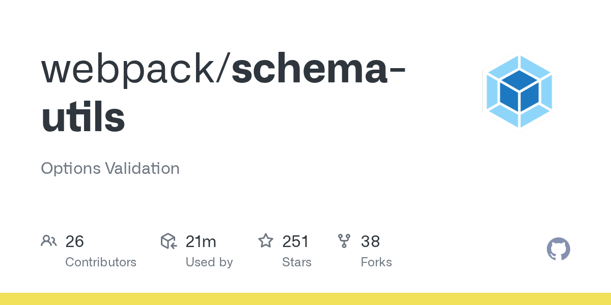 schema-utils - npm 包介绍与使用教程