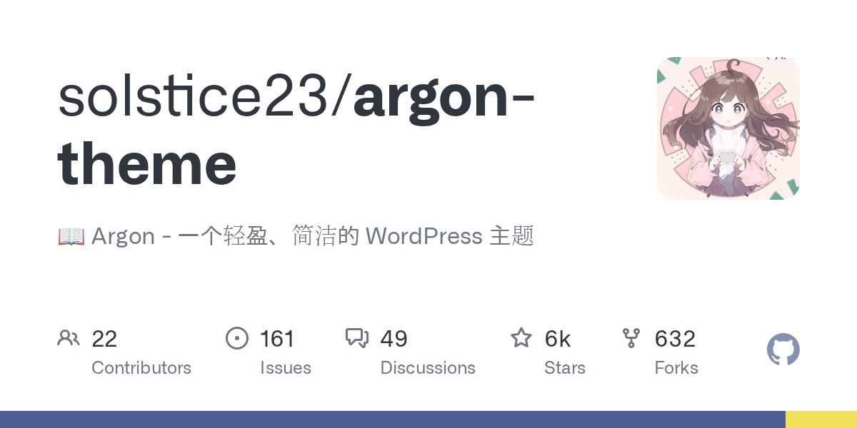 argon-theme - 开源项目介绍与部署教程