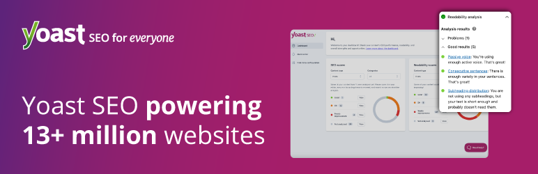Yoast SEO – Advanced SEO with real-time guidance and built-in AI